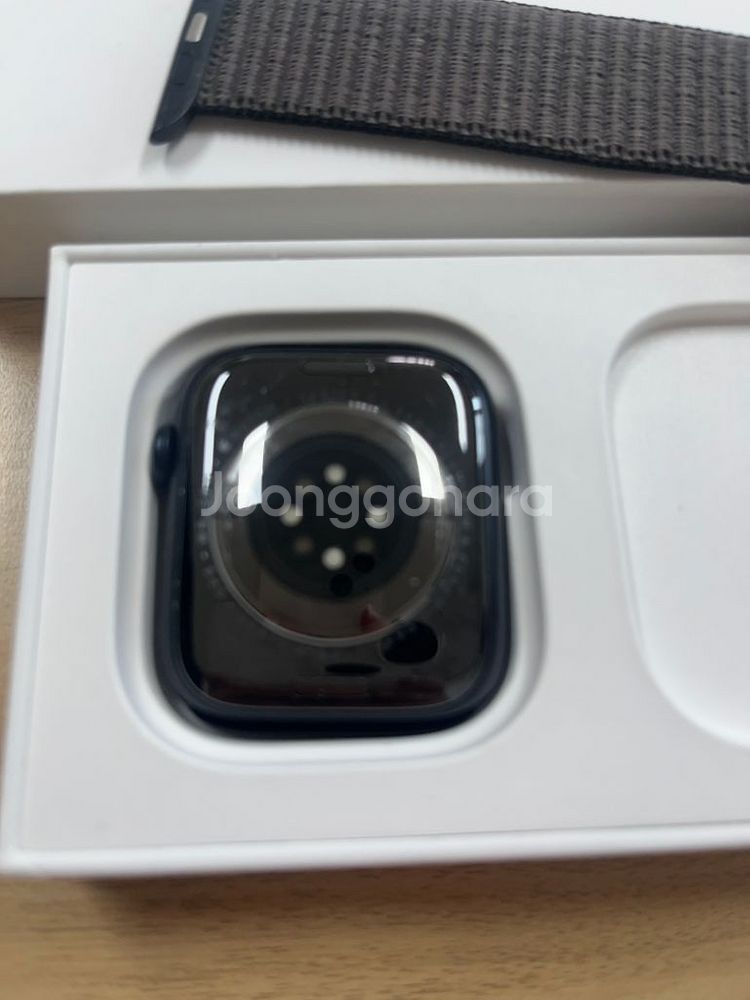 애플워치7 미드나이트 45mm gps S급--4