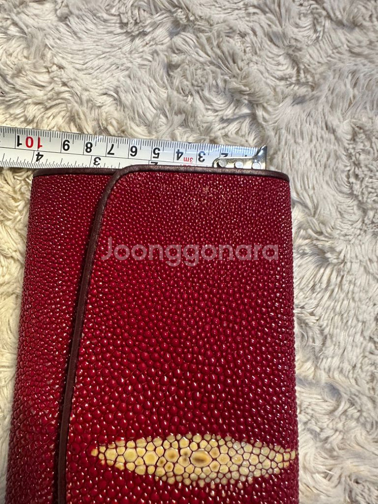 컨디션 좋은 태국 가오리 여성 장지갑 팝니다--9