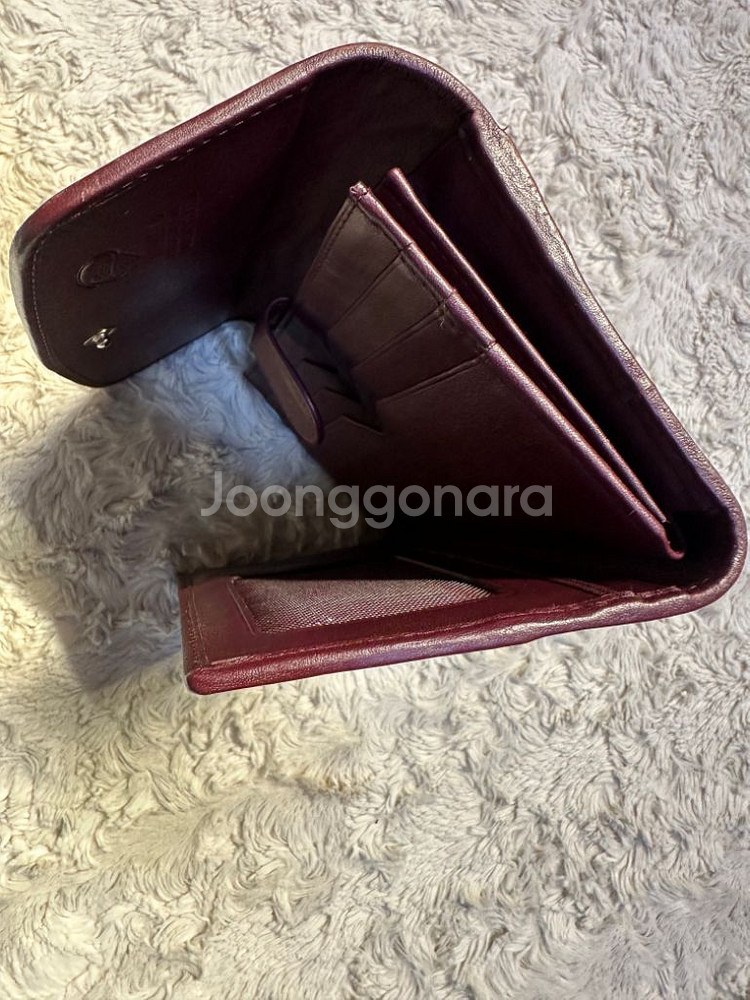 컨디션 좋은 태국 가오리 여성 장지갑 팝니다--6