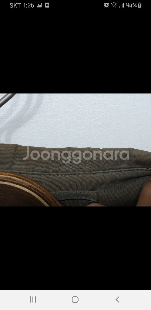 (M) 입생로랑 트렌치코트 싱글 벨트 내피세트--5