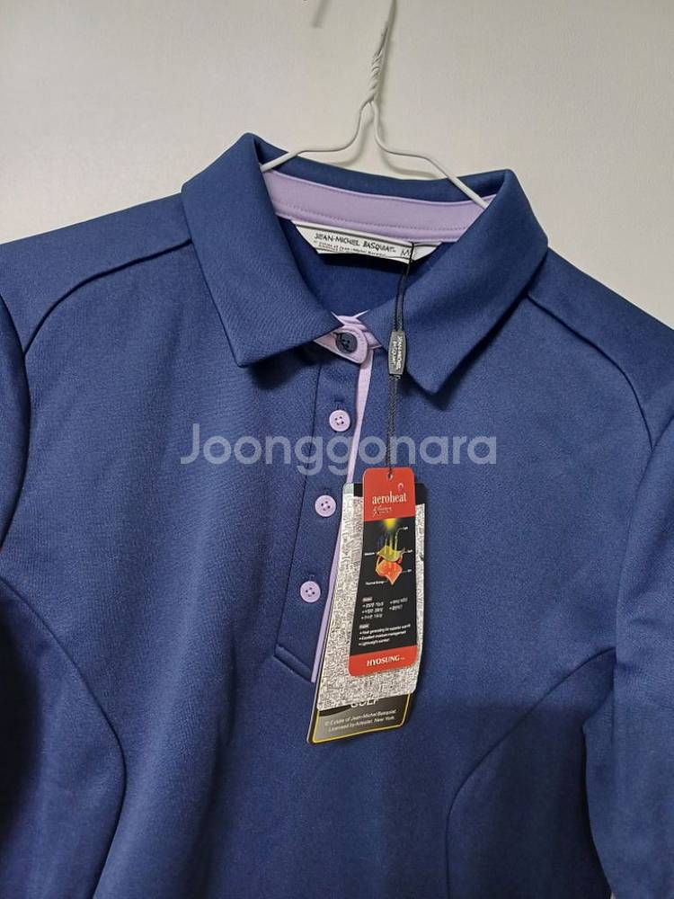 여성 장미쉘바스키아 기모 긴팔티셔츠 (새상품.스판90)--3