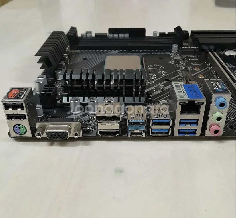 메인보드+CPU 에즈락 B450 Gaming+3200G--1