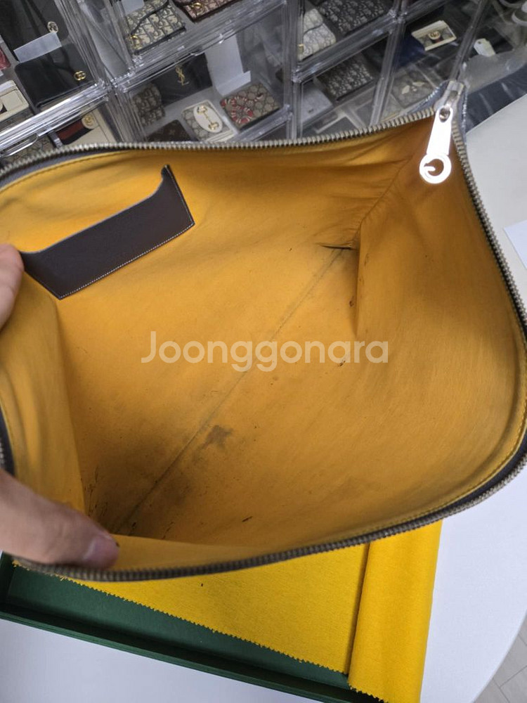 [정품 영수증]고야드 클러치백 gm--7