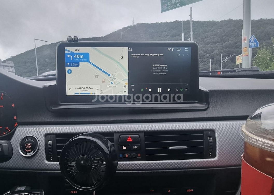 bmw e90안드로이드 올인원 배선X--4