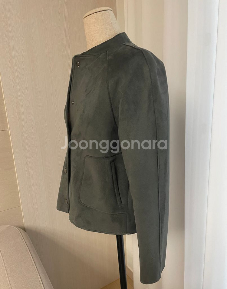 미쏘 MIXXO 스웨이드 여성 자켓 점퍼 S 55--1