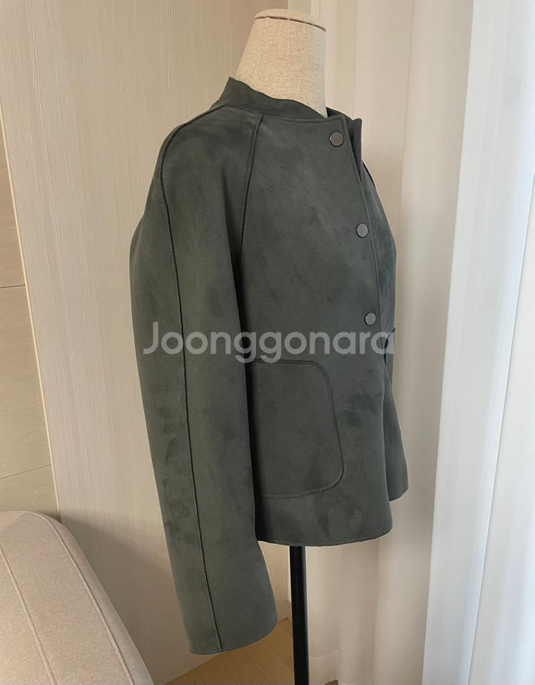 미쏘 MIXXO 스웨이드 여성 자켓 점퍼 S 55--2