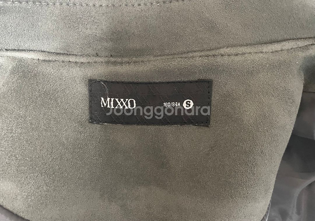 미쏘 MIXXO 스웨이드 여성 자켓 점퍼 S 55--4