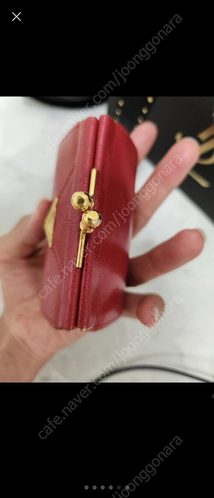정품 입생로랑 코인지갑 소장가치 희귀템 이미지