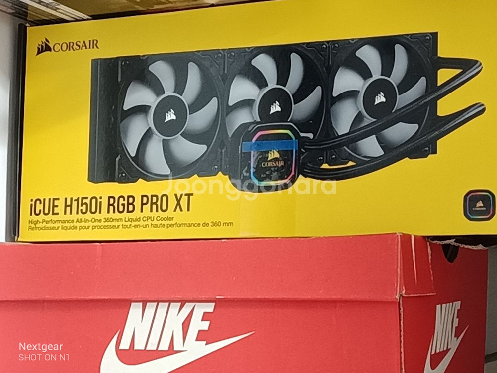 커세어 수랭쿨러 icue h150i rgb pro xt--3