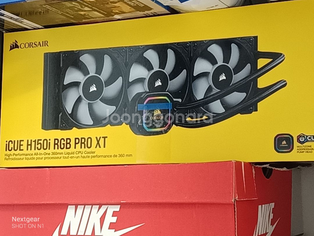커세어 수랭쿨러 icue h150i rgb pro xt--4