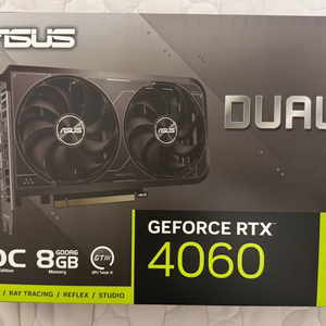 미개봉 asus rtx 4060 dual 그래픽카드