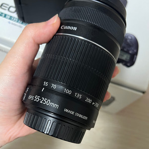 캐논 헝그리망원렌즈 EF-S 55-250 IS II