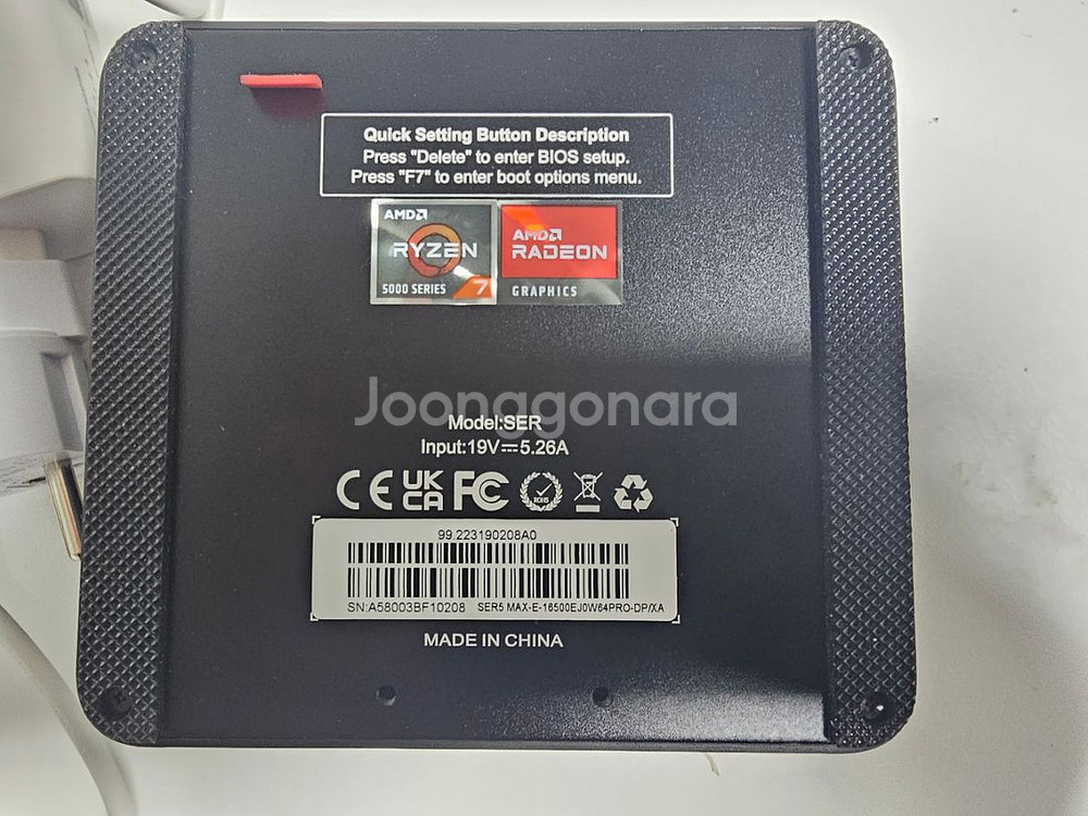 미니PC beelink ser5 max 5800h--1