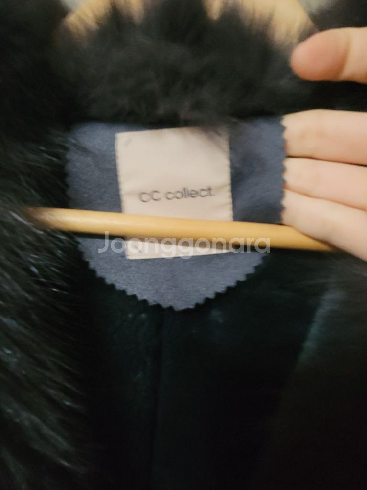 cc collect 여우털 내피 전체 토끼털 코트--1