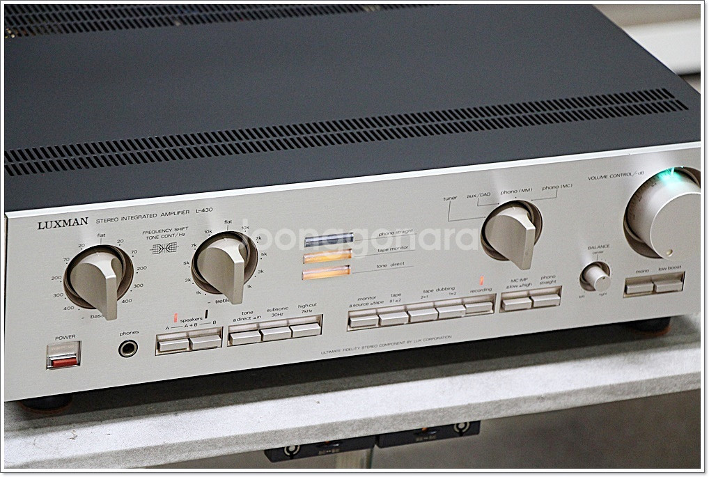 럭스만(LUXMAN) A급 고급형 인티앰프 L-430--3
