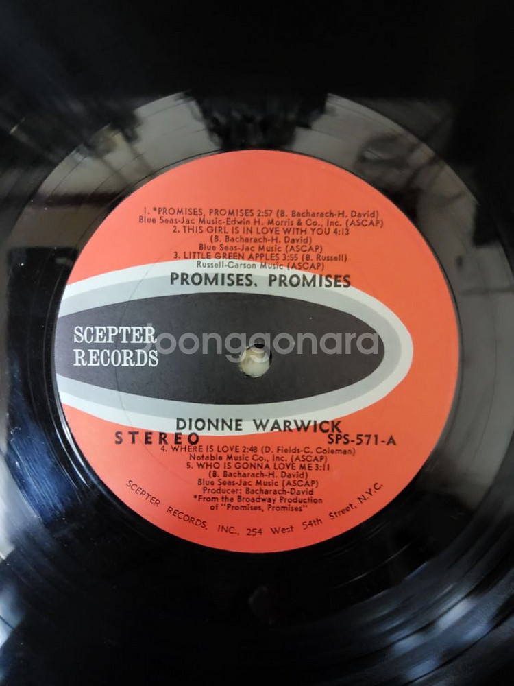 DIONNE WARWICK 음반 p (LP 턴테이블--3