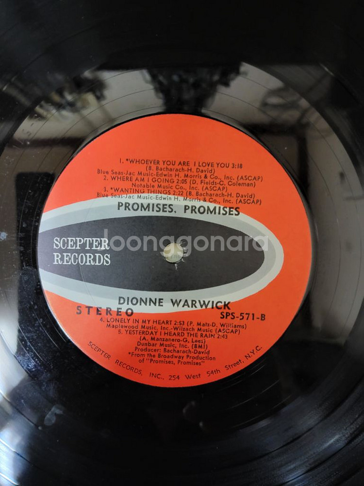 DIONNE WARWICK 음반 p (LP 턴테이블--4