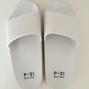 p31 슬리퍼 화이트- 굽 3.5 / 230-235