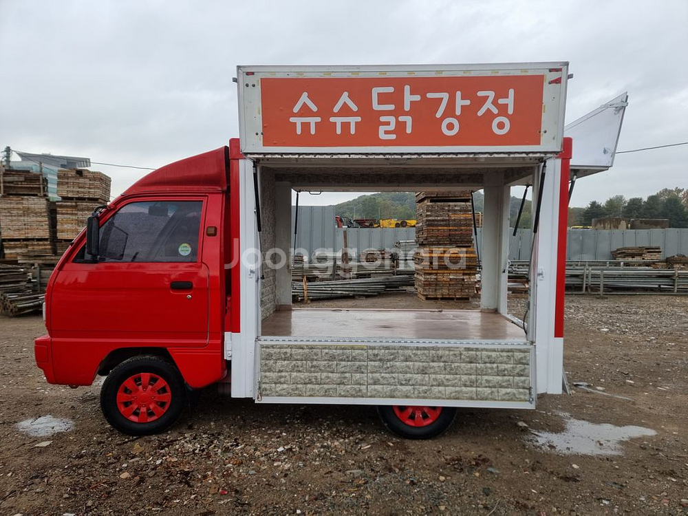 라보푸드트럭 스넥카 스낵카 삼면개폐탑차--7