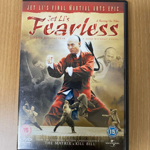 DVD Fearless 이연걸 해외판