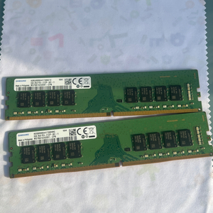 삼성 램 ddr4 8gb 2개 일콸 판매합니다