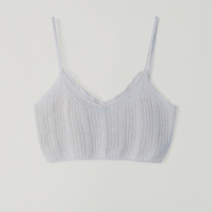 (택O 새상품) 타낫 chop knit bustier