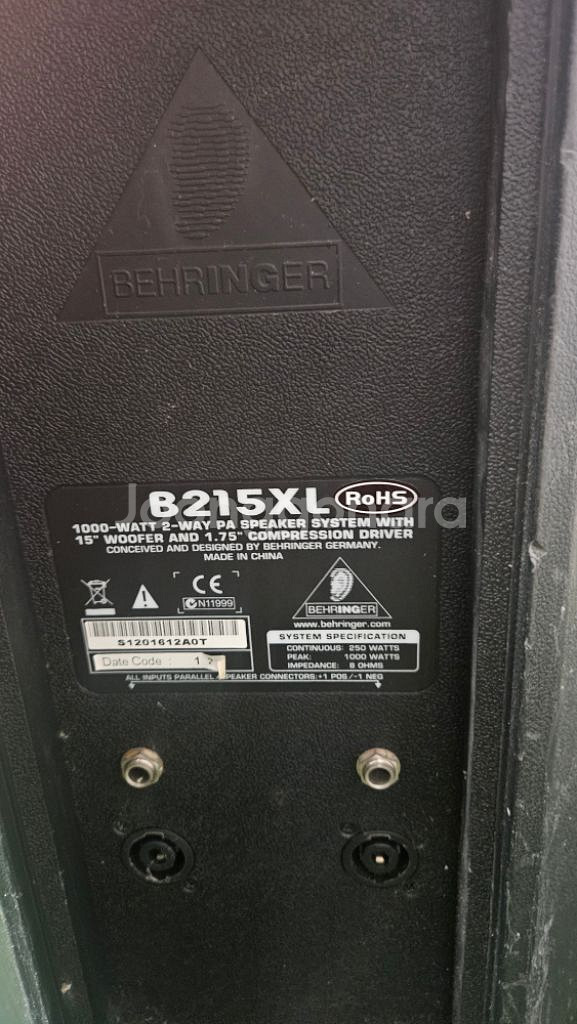 베링거 패시브 스피커 1조+스탠드--2