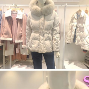 (마지막 가격다운)숲 다운 숏 패딩 55