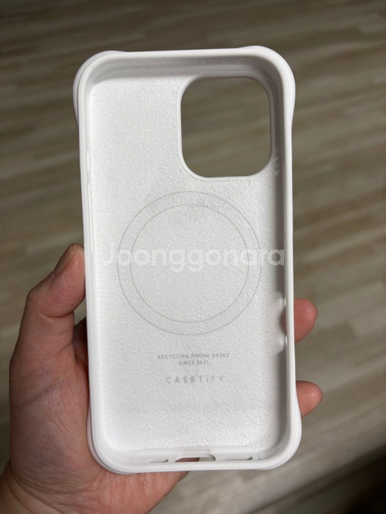 정품케이스티파이 리플케이스 화이트 아이폰16--1