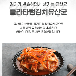 김치유산균 발효 국내산 율피분말 350g 탄닌 무기질