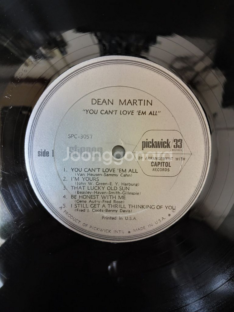 DEAN MARTIN 음반 y (LP 턴테이블 오디오--3