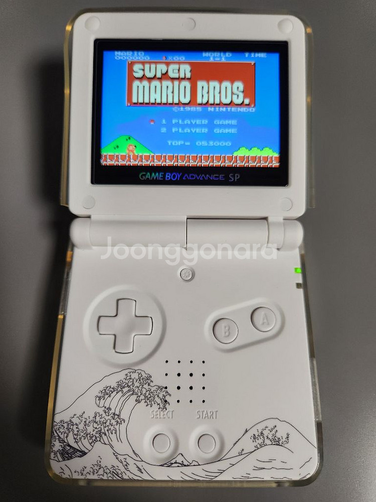 닌텐도 게임보이 어드밴스 SP 백라이트 개조 팝니다.--9