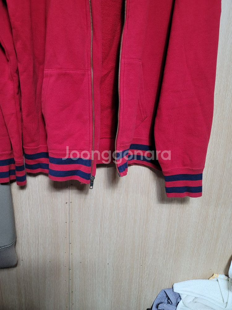 폴로 기모후드집업--8