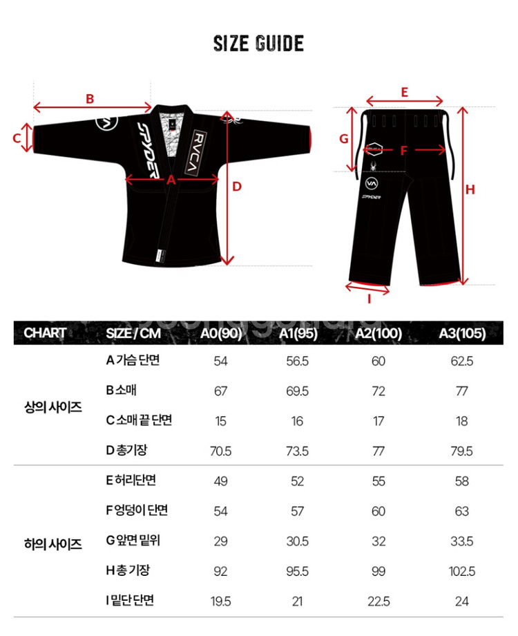A1 스파이더 루카 한정판 도복(95)--8