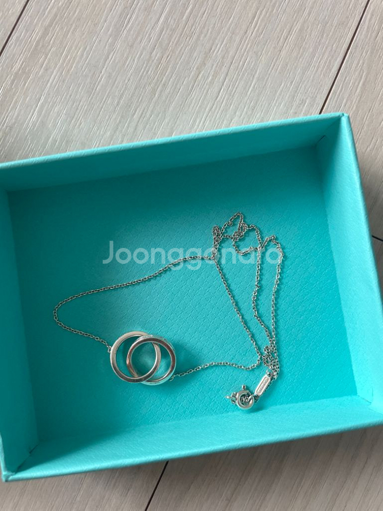 티파니 인터라킹 목걸이 (컨디션 좋음)--2
