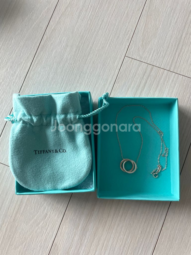 티파니 인터라킹 목걸이 (컨디션 좋음)--1