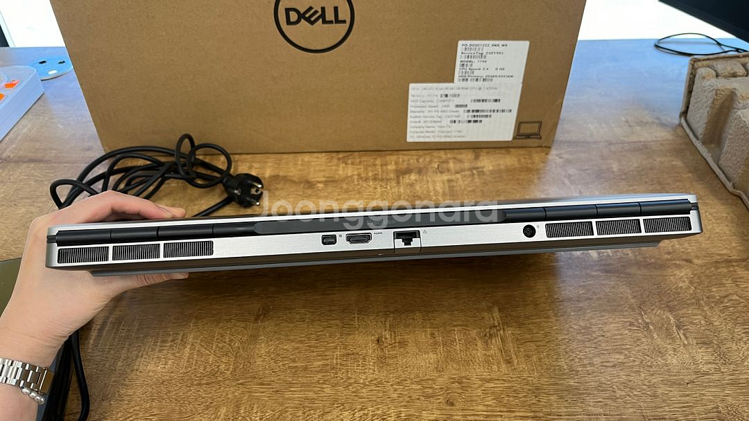 델 노트북 프리시전7750(램64GB,RTX5000)--2