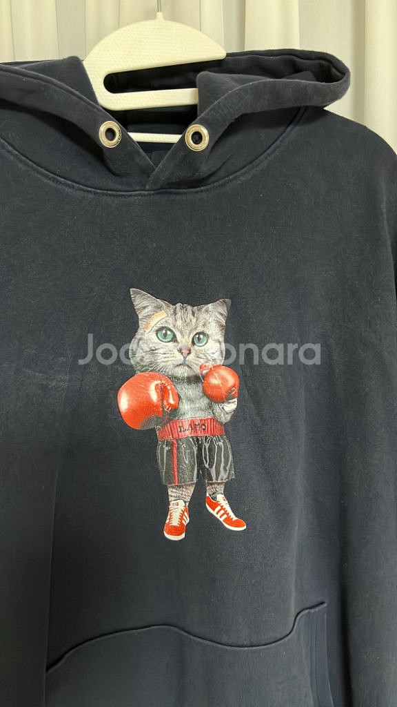 복싱고양이 후드티--1