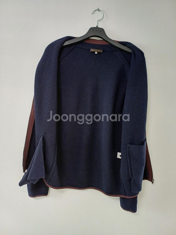 남성 이태리제조 한섬 더캐시미어 울 니트점퍼(스판100--3