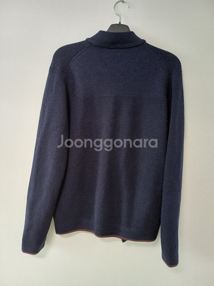 남성 이태리제조 한섬 더캐시미어 울 니트점퍼(스판100--9