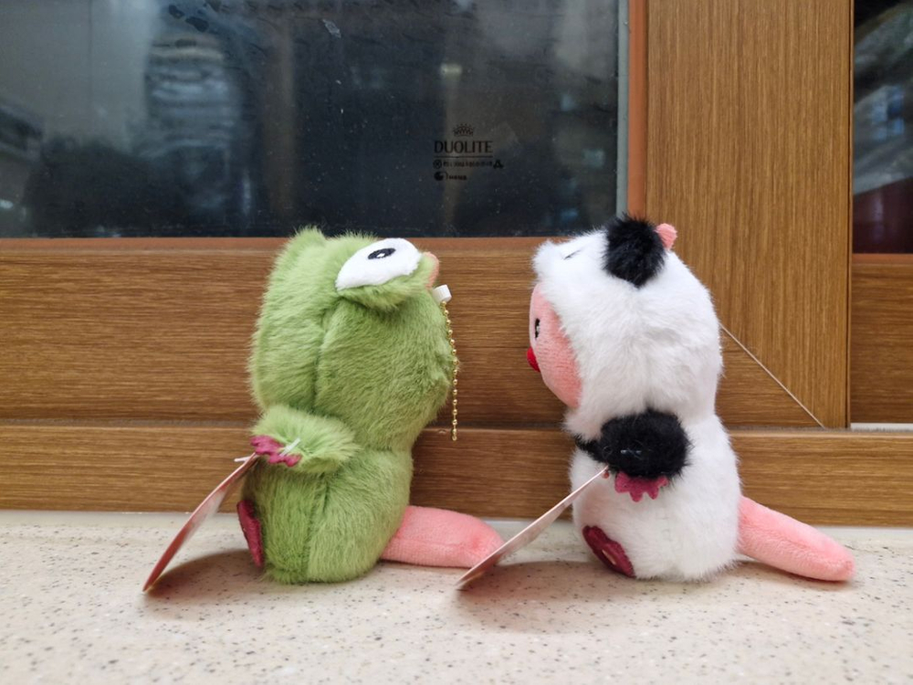 새상품) 잔망루피 인형 키링 2종--1