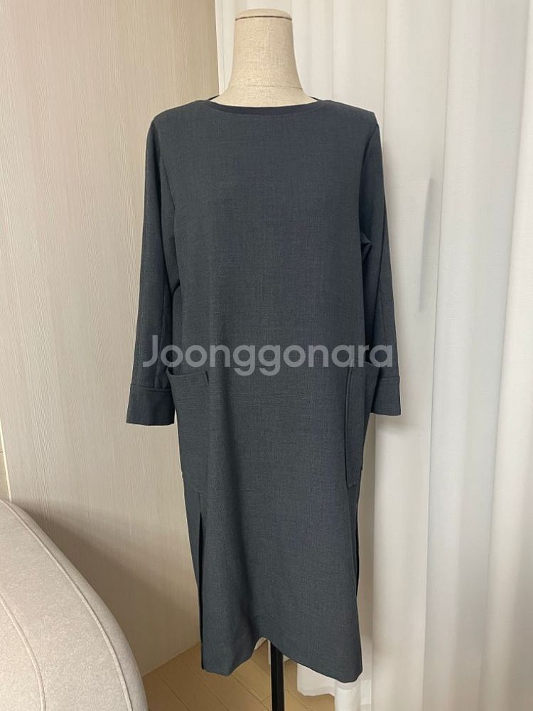 여성 베스트 조끼 원피스 셋업 세트 66-77--5