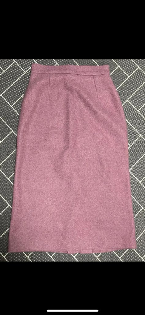 H라인 롱치마 롱스커트 핑크--4