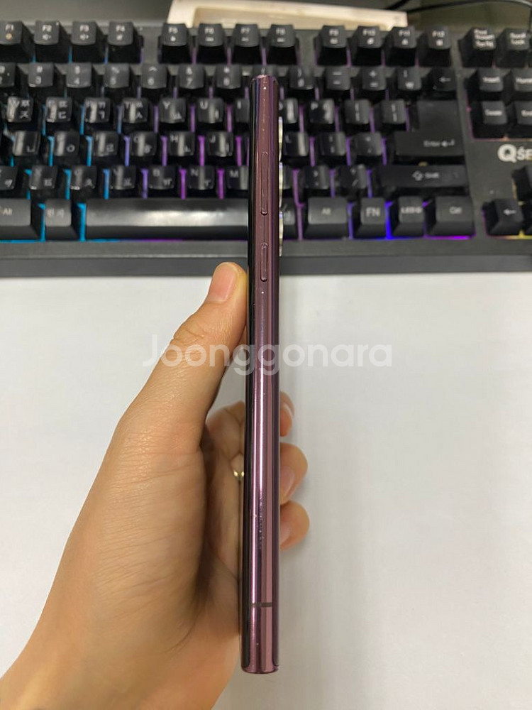 KT 갤럭시S22울트라 버건디 액정SS급 256G무잔상--5