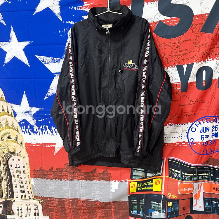 올드스쿨 pnb 오버핏 스트릿바람막이 2XL--1