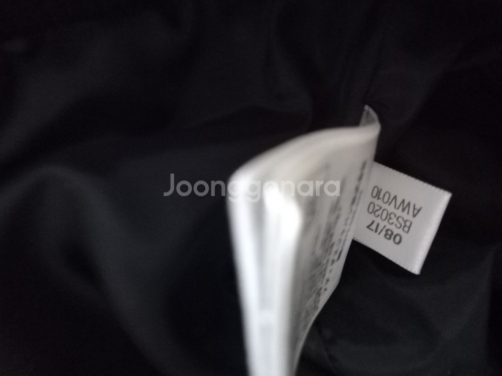 아디다스 퀄팅 블랙 검정 여자 트랙탑 져지집업85~90--5