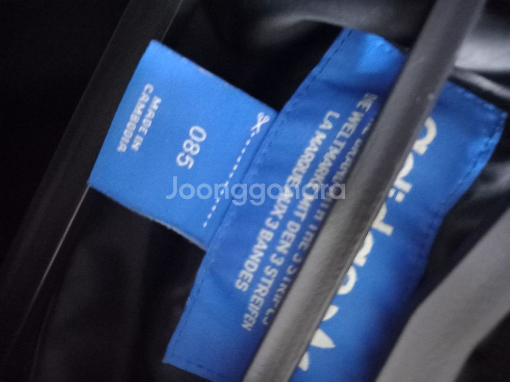 아디다스 퀄팅 블랙 검정 여자 트랙탑 져지집업85~90--3