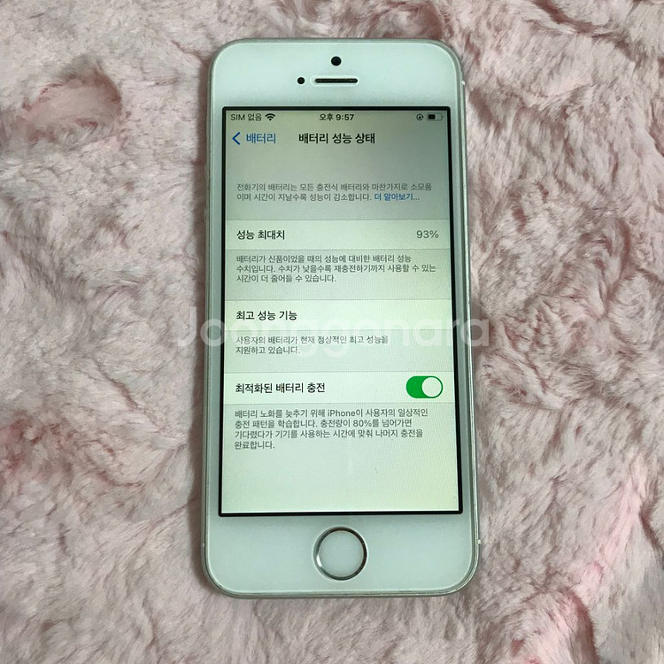 아이폰 iphone se1 실버 64기가--3
