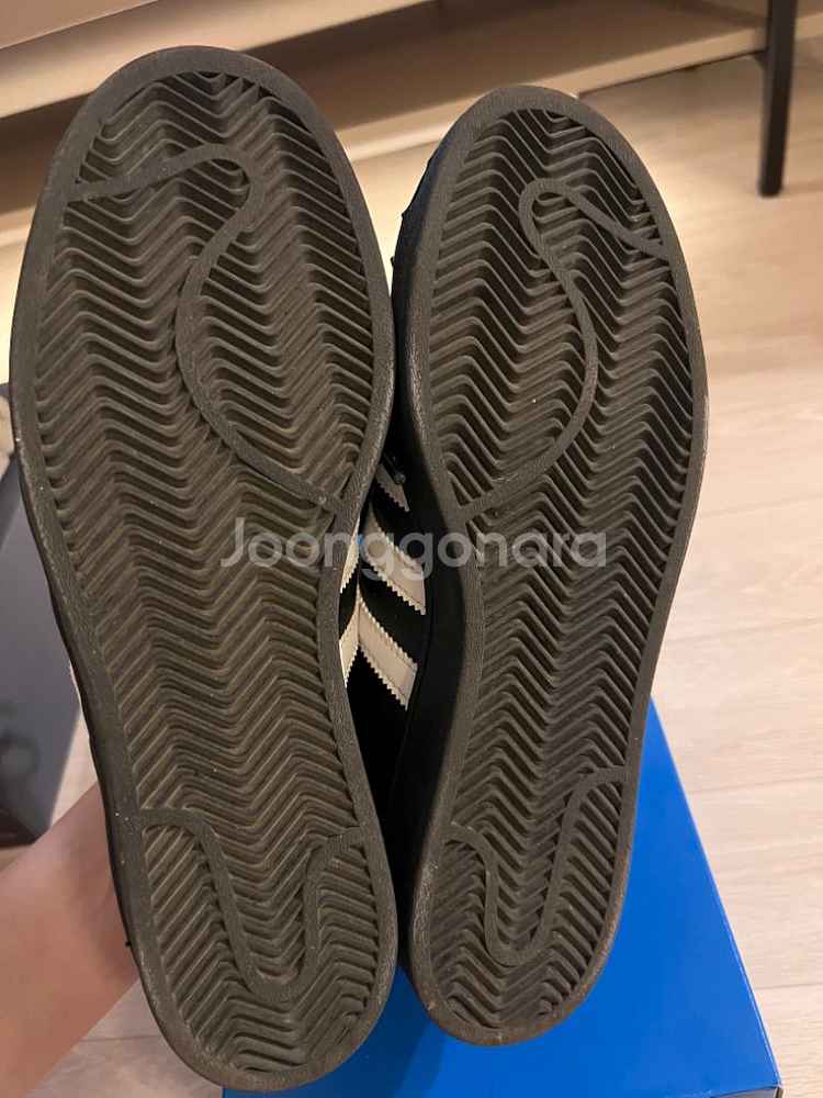 아디다스 슈퍼스타 코어 블랙 265--4