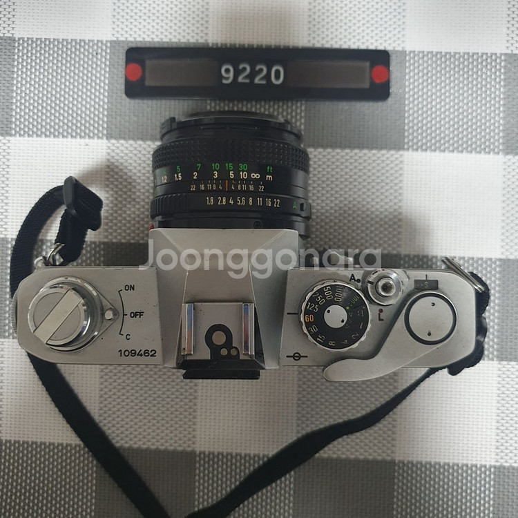 캐논 FTb 필름카메라 FD 1.8 렌즈 장착--1
